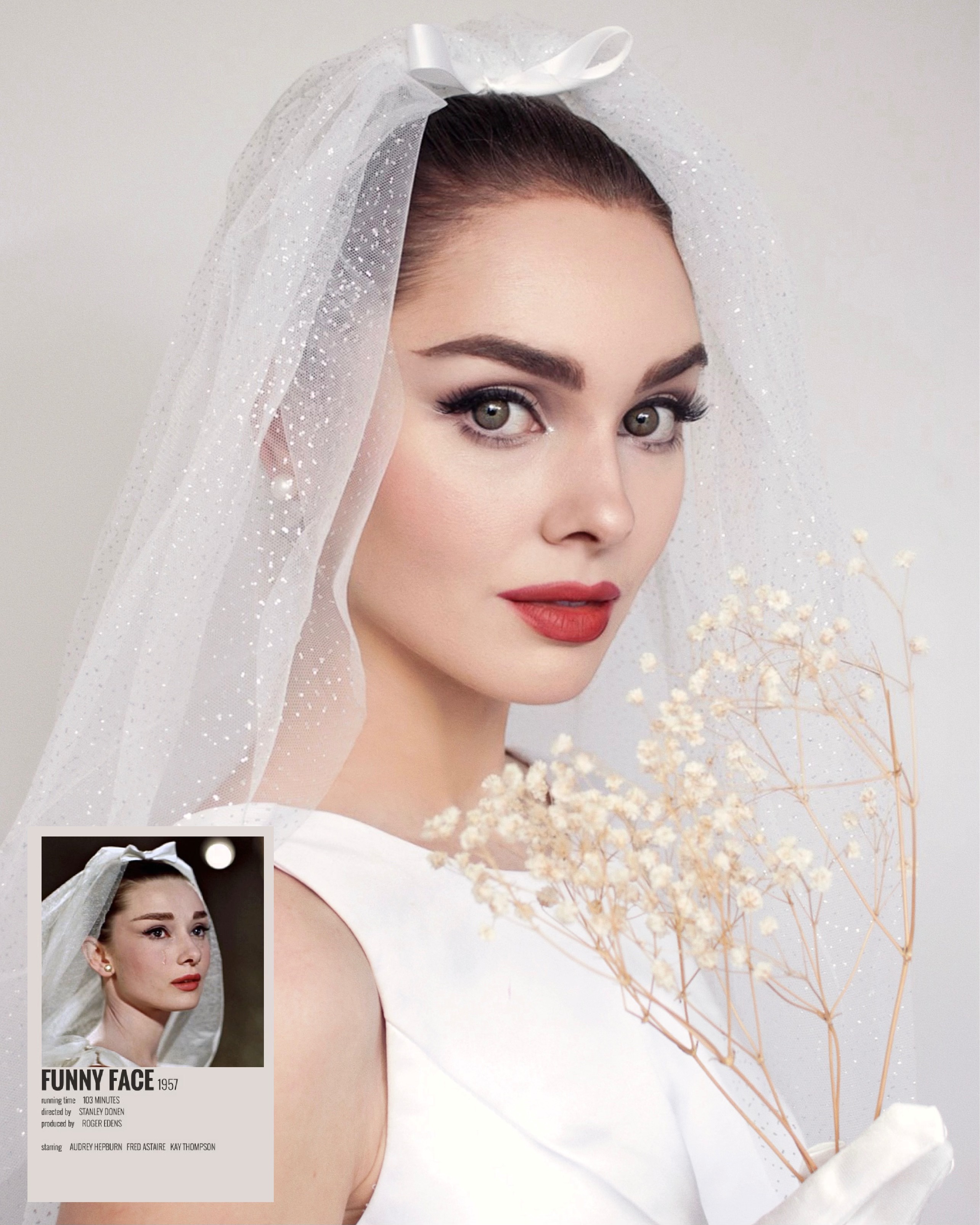 Jackie as Audrey Hepburn